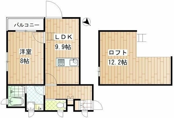 ブロケードグレースの物件間取画像